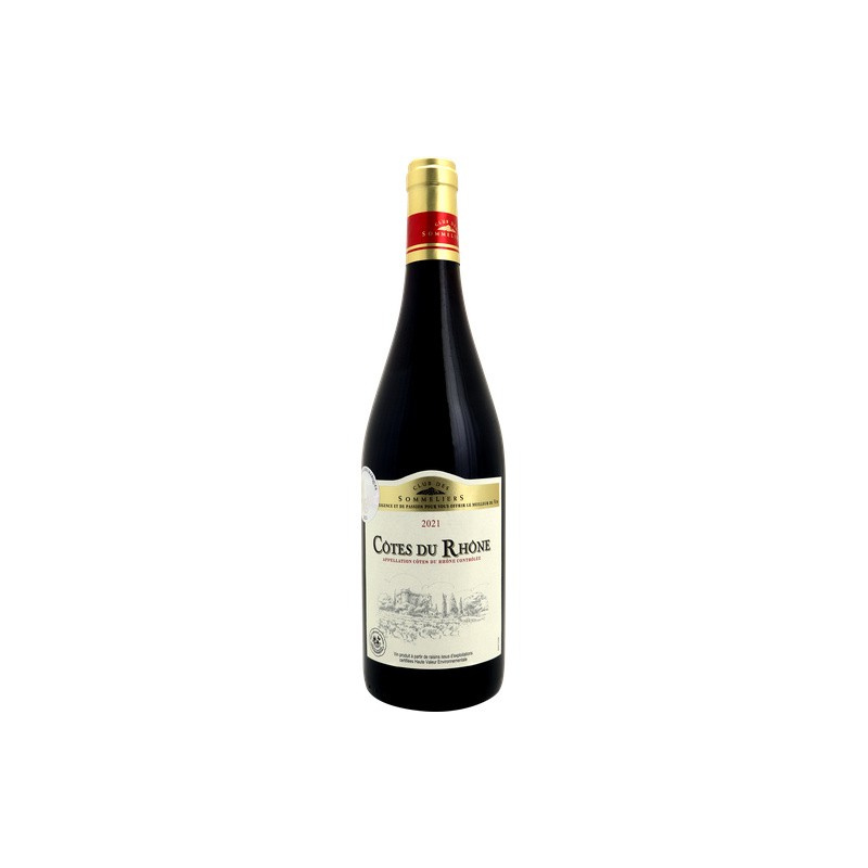 CLUB DES SOMMELIERS Côtes du Rhône Rouge - 75cl